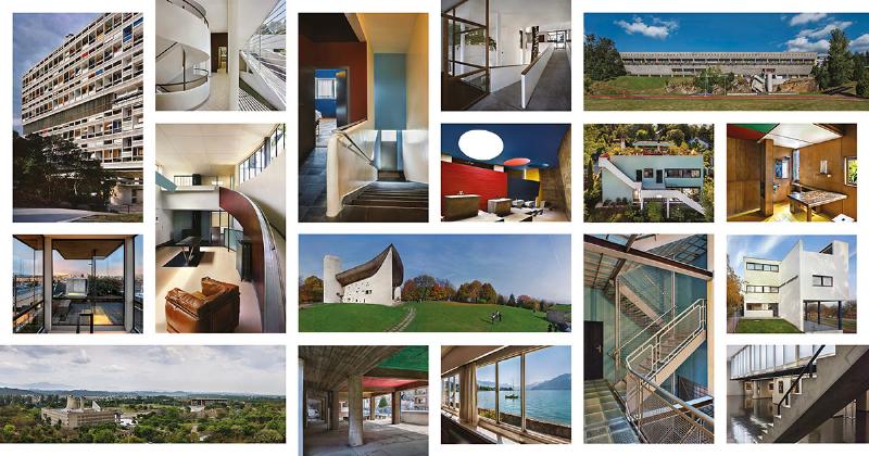 Livre sur Le Corbusier présentant le patrimoine architectural français UNESCO