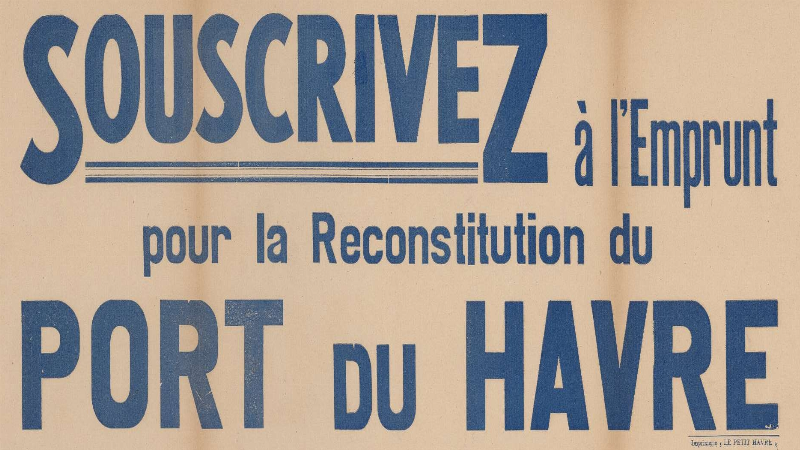 Vue panoramique de la ville reconstruite du Havre, mettant en avant l'architecture de Le Corbusier et la modernité urbaine