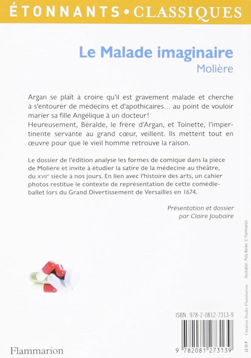 Le Malade imaginaire critique de la médecine de Molière, illustration satirique d'époque, comédie française intemporelle