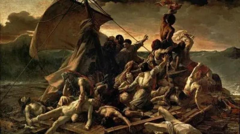 Le Radeau de la Méduse de Géricault, symbole de la peinture romantique française, drame et survie