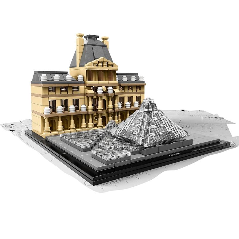 LEGO Architecture Musée du Louvre, un modèle détaillé de la célèbre pyramide du Louvre