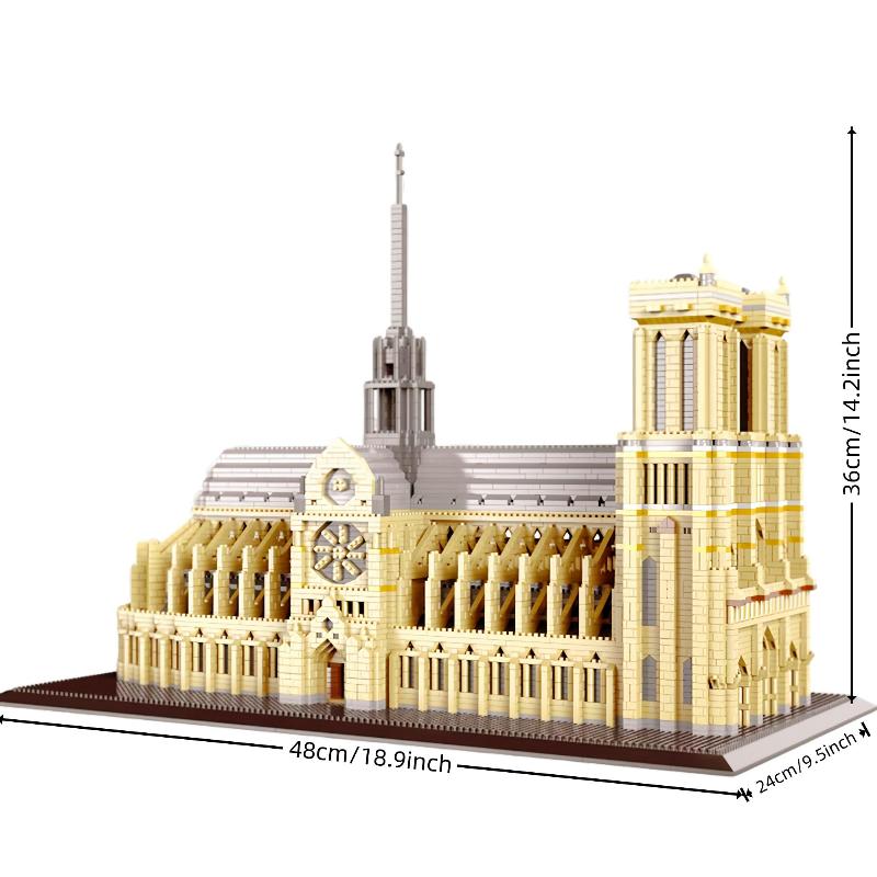 Maquette LEGO Notre-Dame de Paris, symbole de la fierté culturelle française.