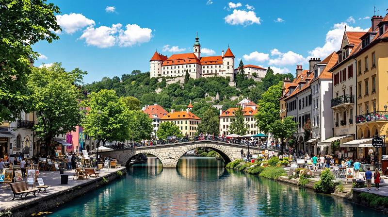 Le Marché Central de Ljubljana, un exemple vibrant d'architecture moderne et de vie urbaine