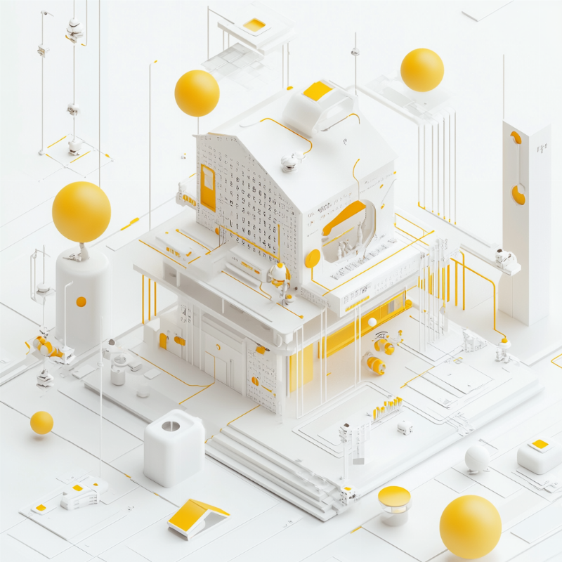 Logiciel de conception de plans d'architecture moderne pour un projet durable