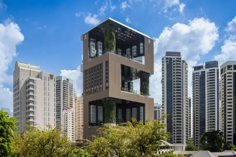 Magazine d'architecture moderne urbain durable