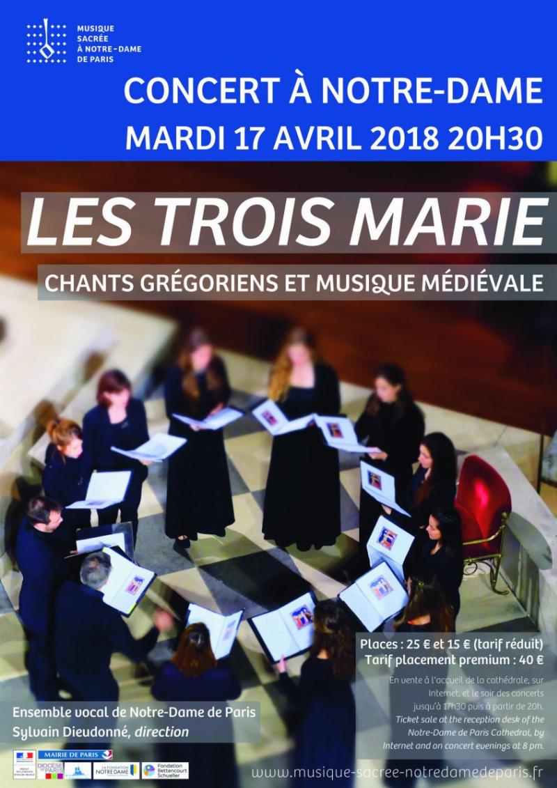 Manuscrit musical ancien de la messe grégorienne lié à Notre-Dame de Paris