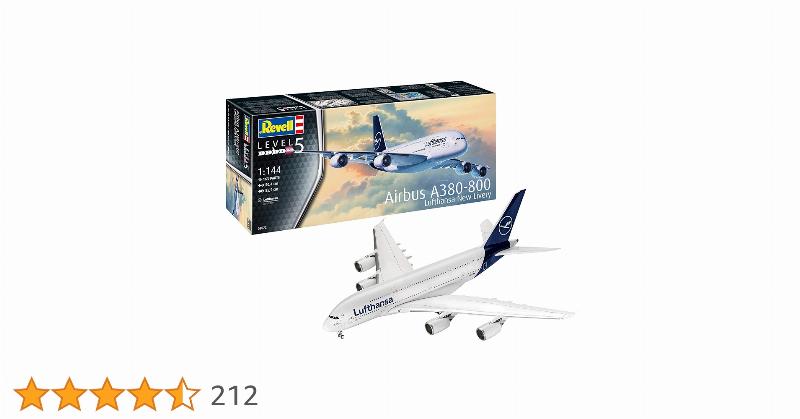 Maquette d'avion peinture Revell avec détails finis