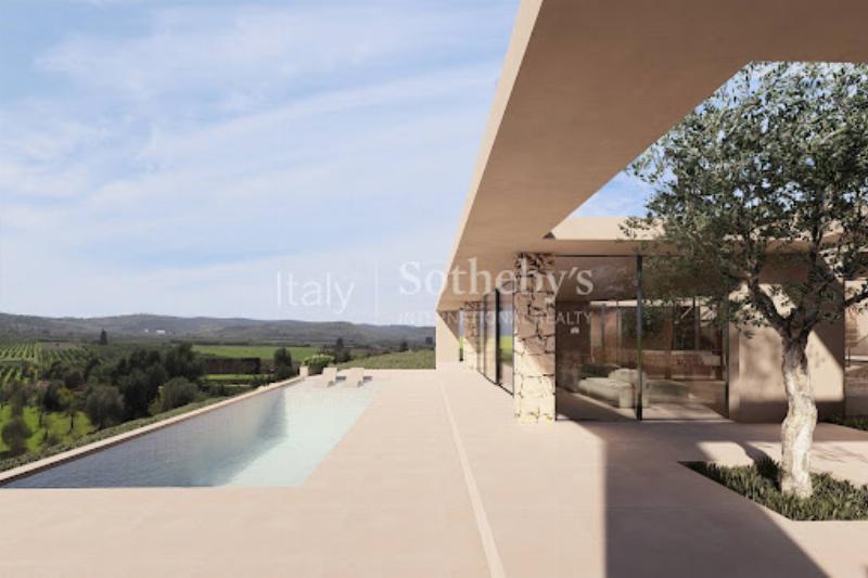 Matériaux typiques de l'architecture moderne sicilienne, pierre et béton