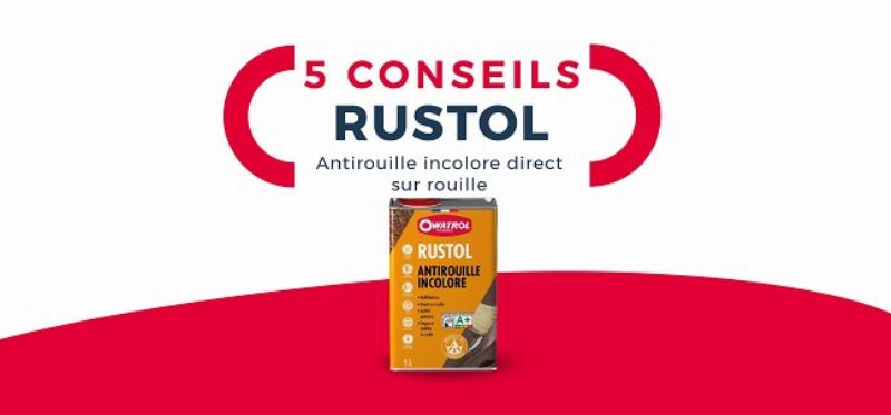 Un melange de Rustol avec de la peinture pour une protection optimale