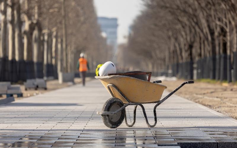 Station Cité du métro de Paris, proche de Notre Dame, avec ses lampadaires verts