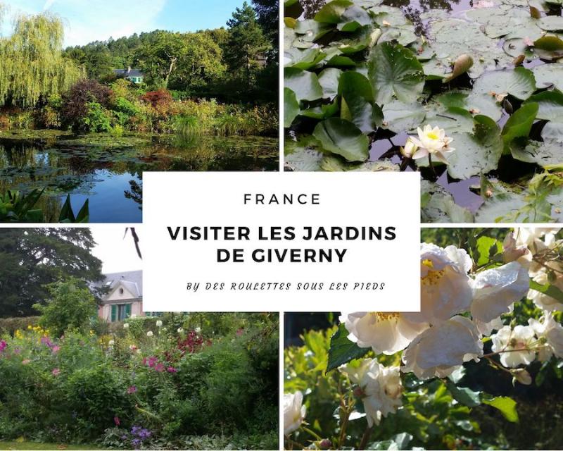 Le jardin de Monet à Giverny, source d'inspiration pour sa peinture, avec ses couleurs et sa lumière emblématiques.