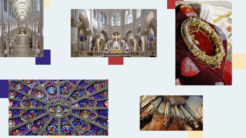 Le grand orgue majestueux de Notre-Dame de Paris avant l'incendie, avec ses détails complexes et sa grandeur