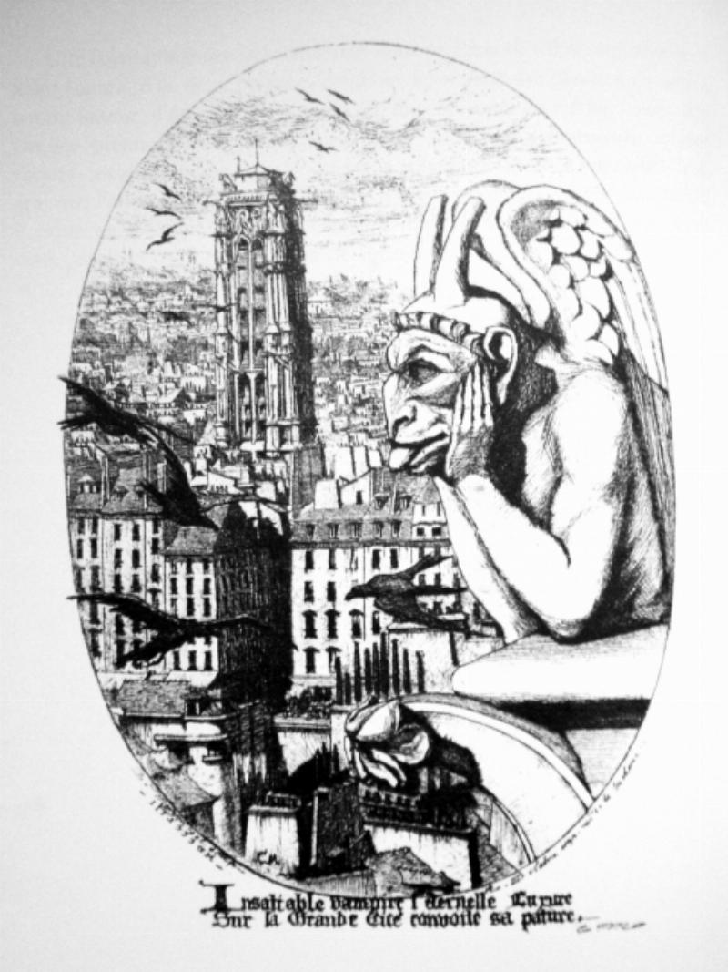 Un extrait du roman de Victor Hugo montrant Notre-Dame de Paris comme un "livre de pierre" qui raconte l'histoire du patrimoine culturel français