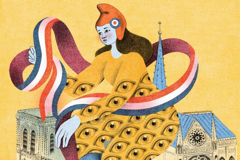 La majestueuse Cathédrale Notre-Dame de Paris avant et après l'incendie, un témoignage de résilience architecturale et de la célébration de sa renaissance.