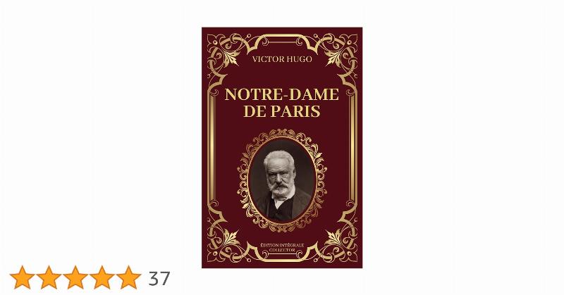 Couverture de l'édition originale du roman "Notre-Dame de Paris" de Victor Hugo, un classique français