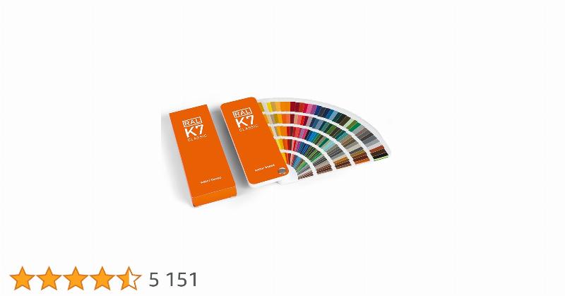 Nuancier RAL Classic présentant une gamme de couleurs de peinture pour projets