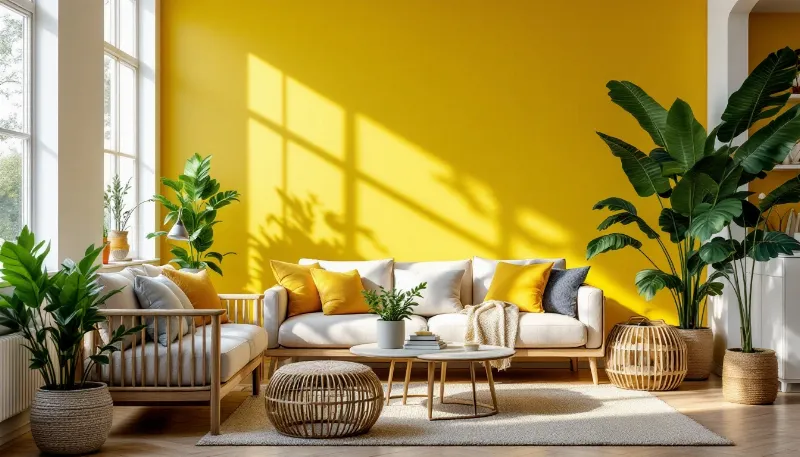 Des outils de qualité pour une peinture salon deux tons réussie et un intérieur élégant.