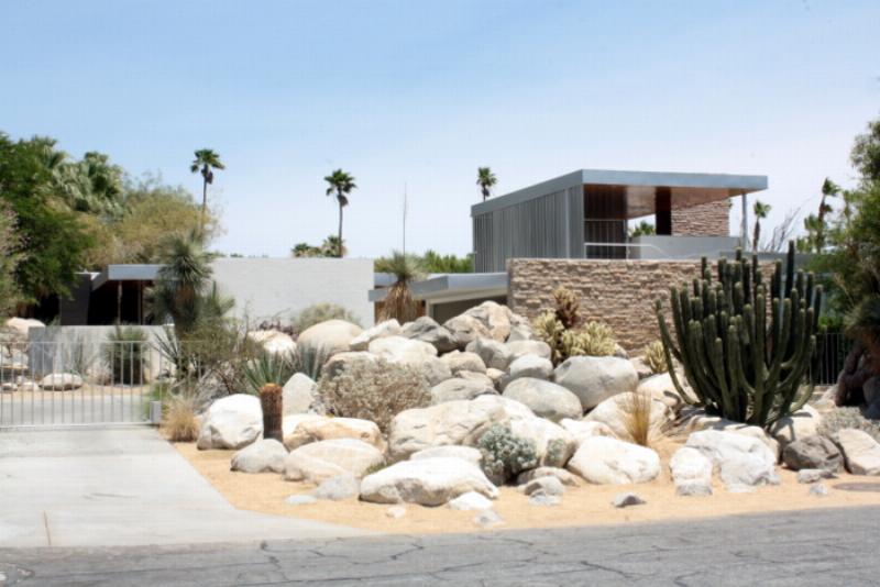 Palmier et design désertique moderne californien, Palm Springs