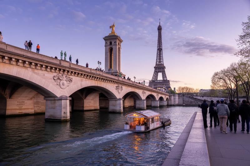 Vue emblématique des pi architectures parisiennes haussmanniennes, façades élégantes et harmonieuses