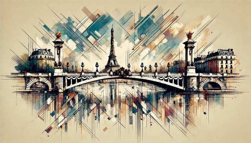 Façade haussmannienne de Paris illuminée pour le spectacle de décembre, capturant l'élégance classique de la ville