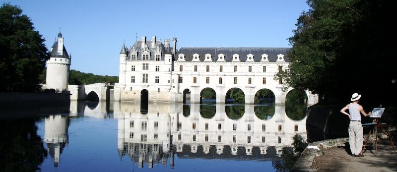 Un majestueux château de la Loire, patrimoine architectural français