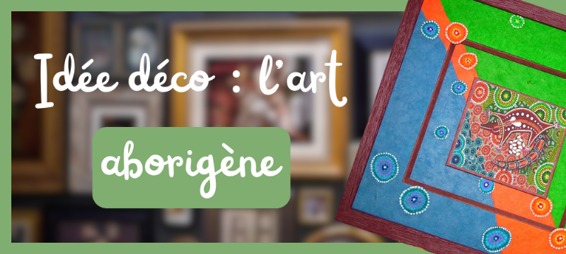 Peinture aborigène rêve avec des symboles ancestraux complexes et colorés