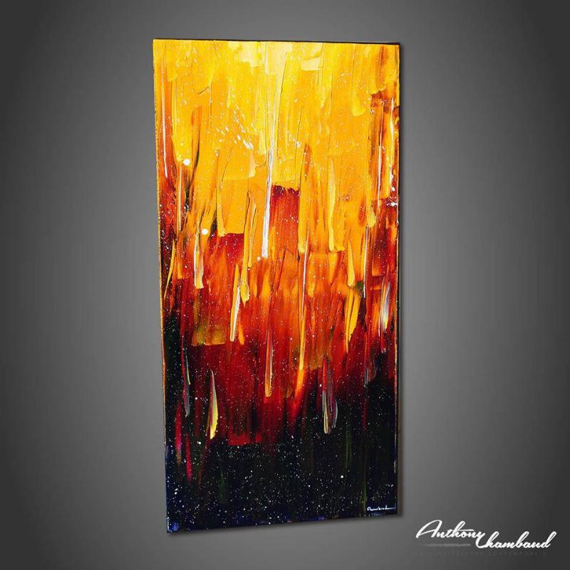 Technique d'empâtement en peinture au couteau moderne