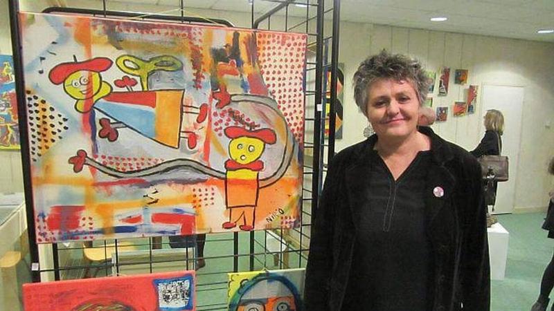 Peinture intuitive débordante de créativité et de passion française