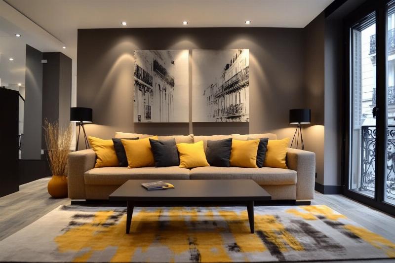 Palette de nuances de peinture murale taupe pour une décoration harmonieuse et chic