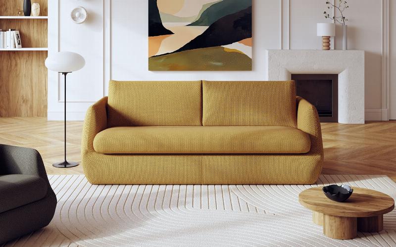 Peinture murale taupe dans un salon classique français avec mobilier ancien