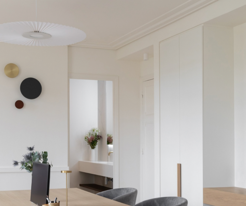 Peinture plafond finition mate élégante