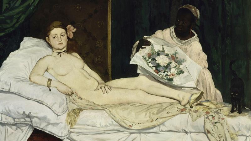 Manet Olympia sein dénudé regard audacieux, modernité art