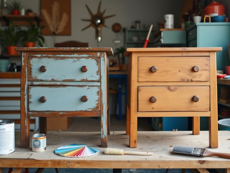 Peindre un meuble verni sans poncer, une méthode astucieuse pour le relooking facile