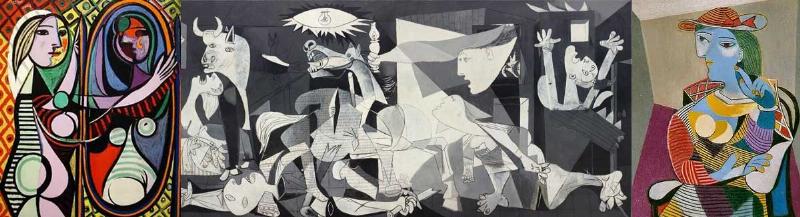 Pablo Picasso jeune explorant les influences du Post-Impressionnisme pour ses premières œuvres avant le Cubisme.