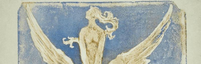 Portrait du sculpteur Pierre Roche, figure emblématique de l'Art Nouveau français, dans son atelier.