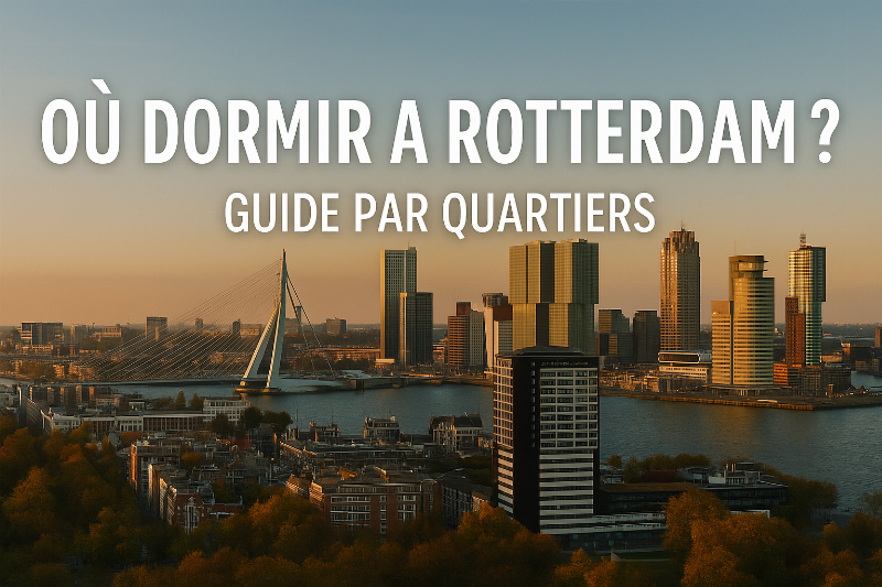 Le Pont Érasme, symbole iconique de Rotterdam, avec une architecture moderne dynamique