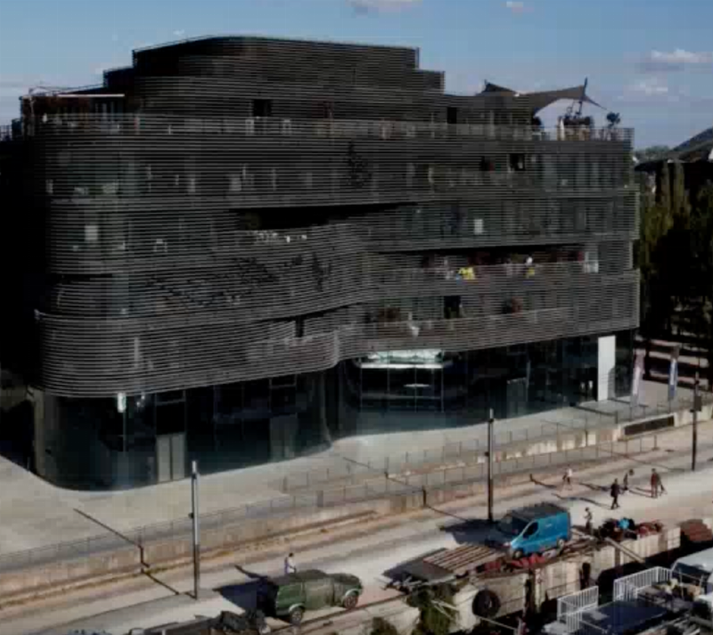 Quartier écoresponsable Lyon Confluence panorama