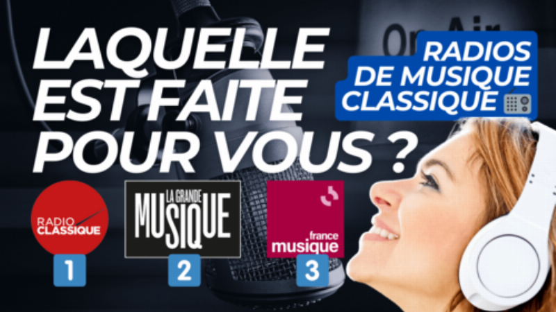 Alt text: Une antenne radio diffusant des ondes musicales classiques à travers la France