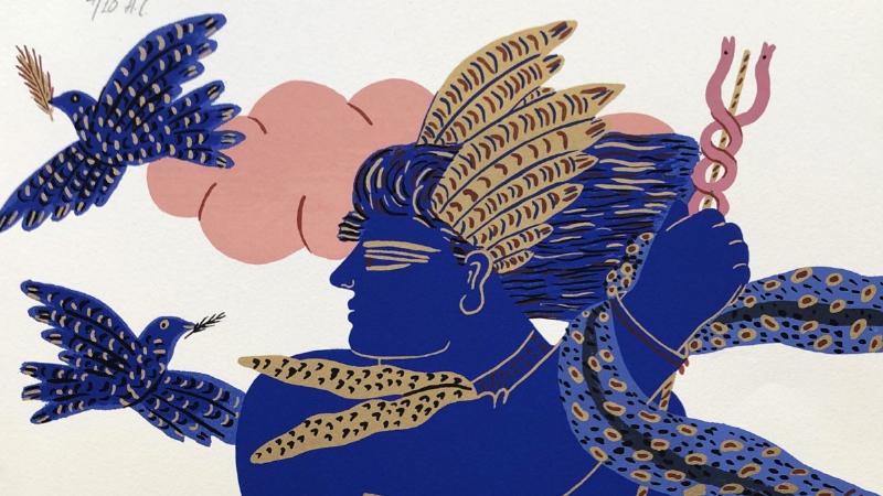 Influence d'un sculpteur baroque sur l'art contemporain, montrant une œuvre moderne inspirée