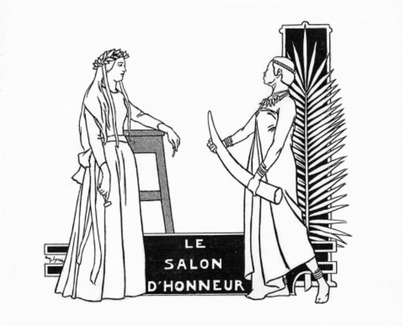 Des sculptures africaines anciennes dans une galerie d'art moderne, illustrant leur pertinence