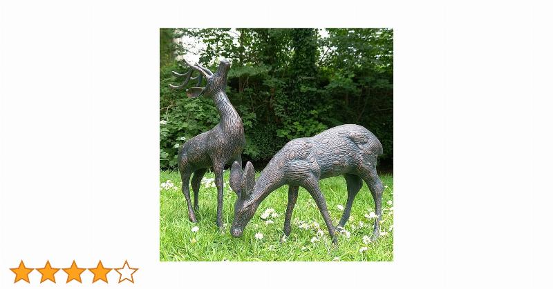 Sculpture d'animal en aluminium recyclé avec finition bronze