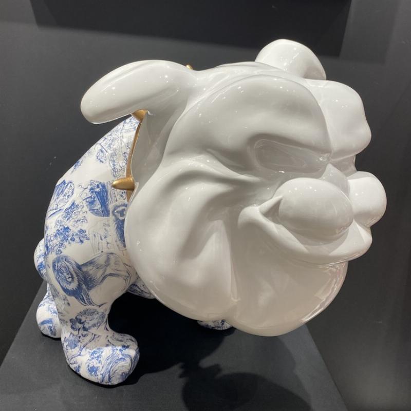 Sculpture animalière pop art française, fusionnant tradition et modernité