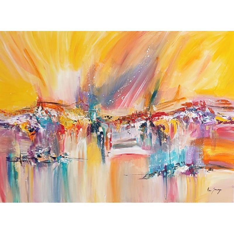 Sculpture colorée abstraite et dynamique en France