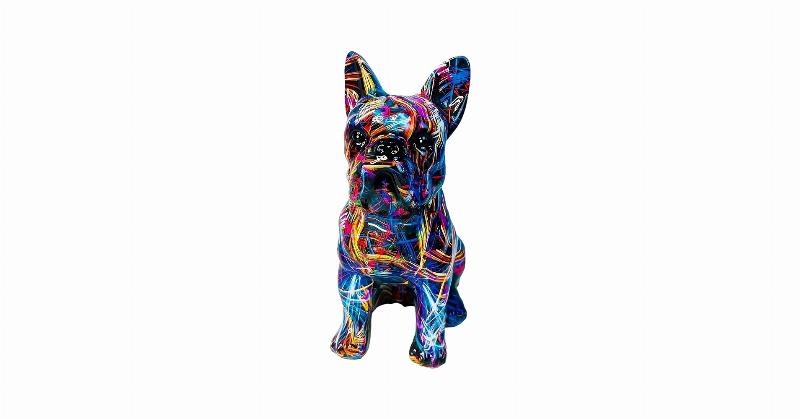 Sculpture colorée expression artistique française