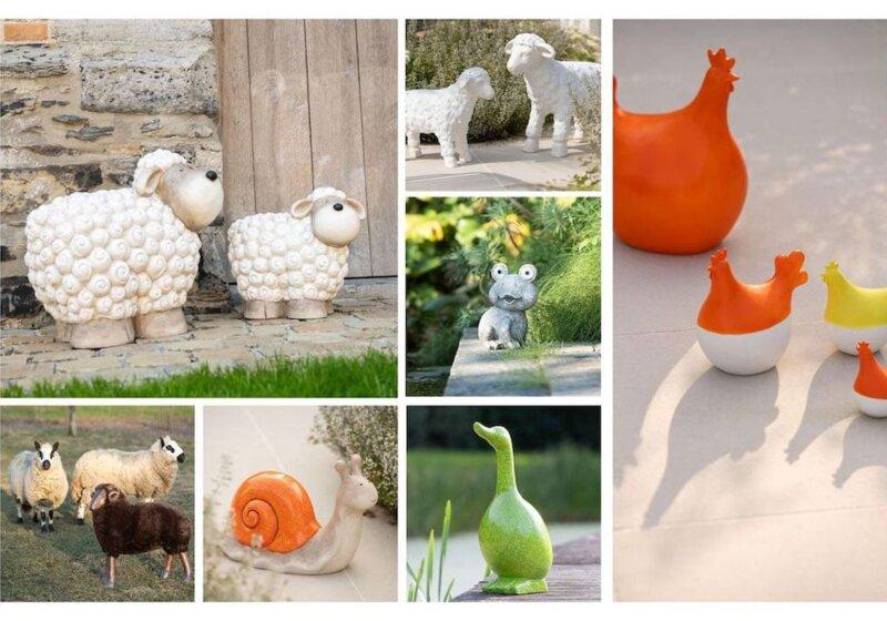 Sculpture contemporaine de grenouille en céramique colorée, style abstrait et ludique.