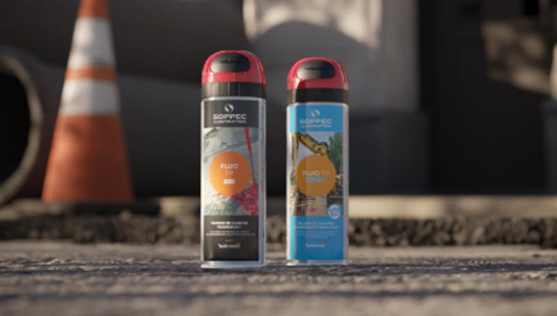 Palette de couleurs Soppec, symbole d'innovation et de visibilité