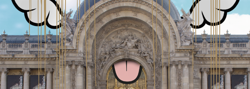 Une galerie d'art moderne à Paris exposant des œuvres de spray art