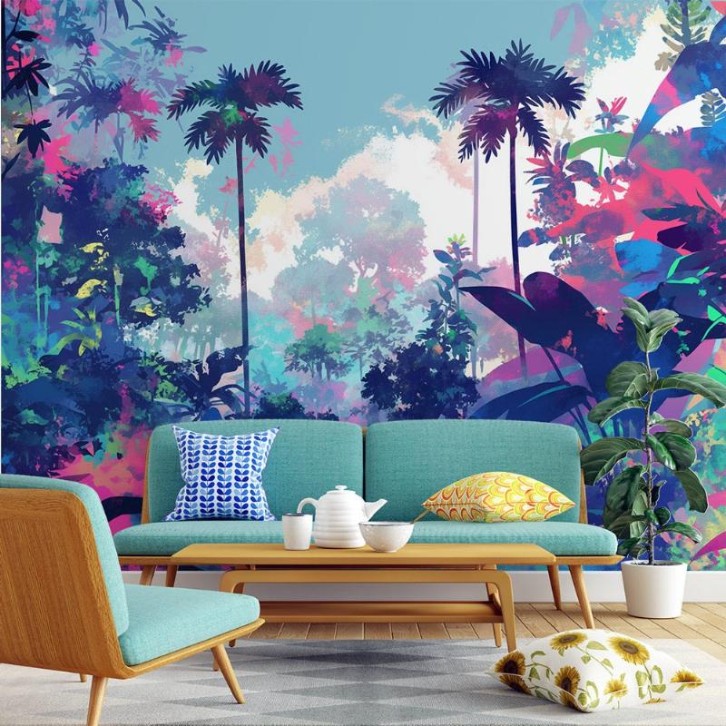 L'art urbain vibrant sur un mur de ville, couleurs audacieuses