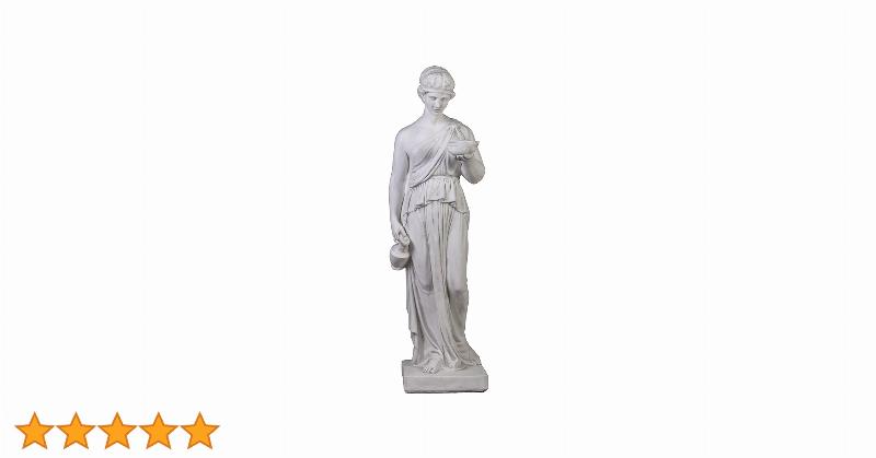 Statue grecque antique en pierre représentant une déesse, style classique.