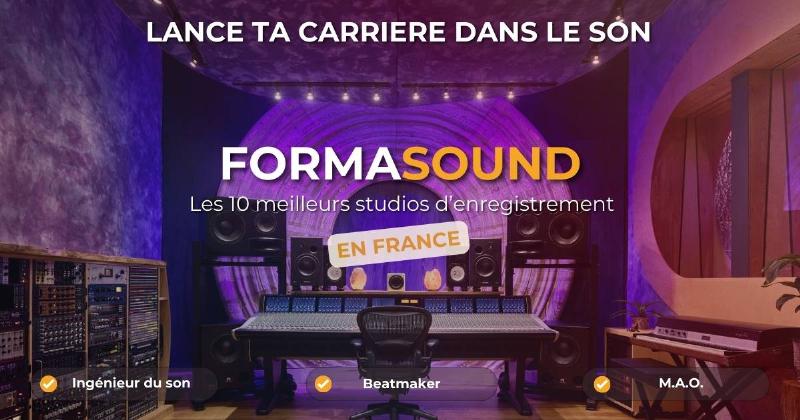 Studio d'enregistrement musique années 80 avec équipement vintage